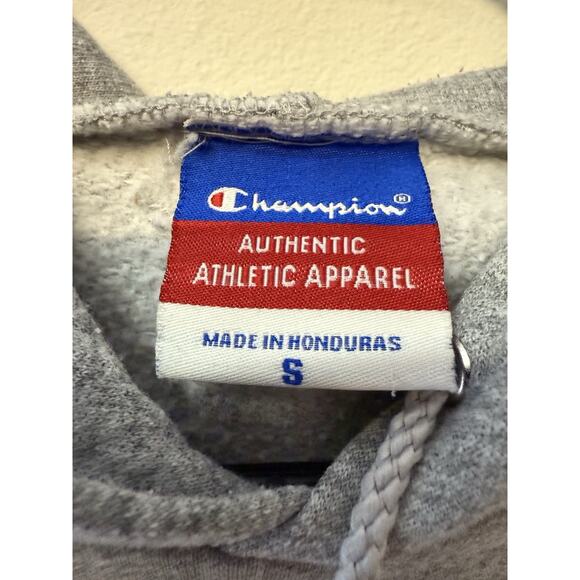 VINTAGE Stanford University Champion Hoodie Sweatshirt Small Grey - Picture 6 of 9